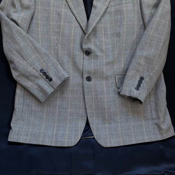 Lauren Ralph Lauren Men’s Blazer 42R Silk Wool Blend Brown Sport Coat Excellent - Picture 3 of 8